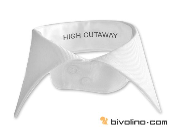High cutaway collar